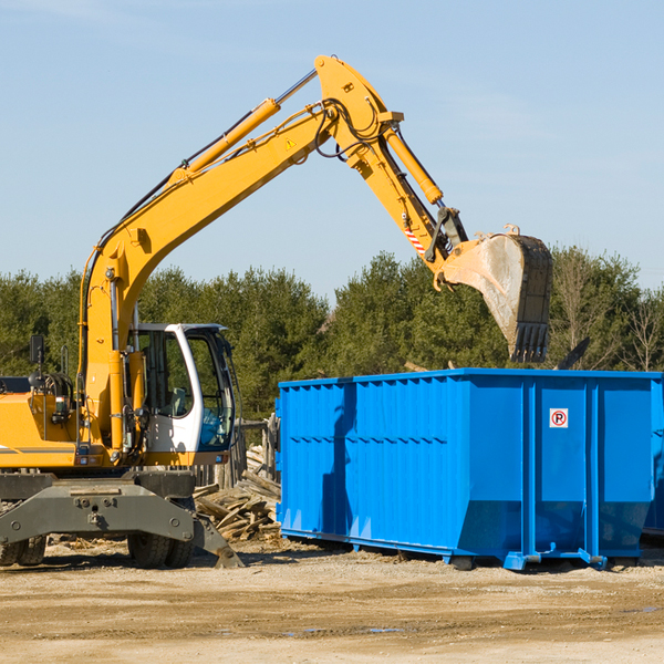 are there any restrictions on where a residential dumpster can be placed in Goodhue Minnesota